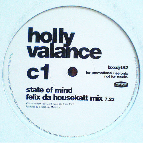 Holly Valance : State Of Mind (2x12", Promo)
