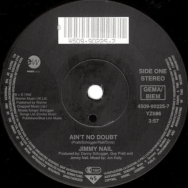 Jimmy Nail : Ain't No Doubt (7", Single, Sma)