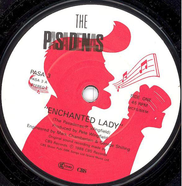 The Pasadenas : Enchanted Lady (7", Single)