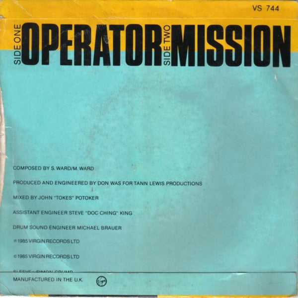 Floy Joy : Operator Operator (7", Single)