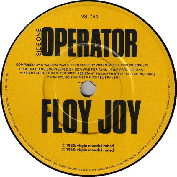 Floy Joy : Operator Operator (7", Single)