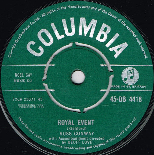 Russ Conway : Royal Event (7", Single)