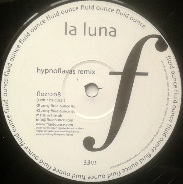 Dibaba / DJ La Luna : Facing You Slowly / Hypnoflavas Remix (12")