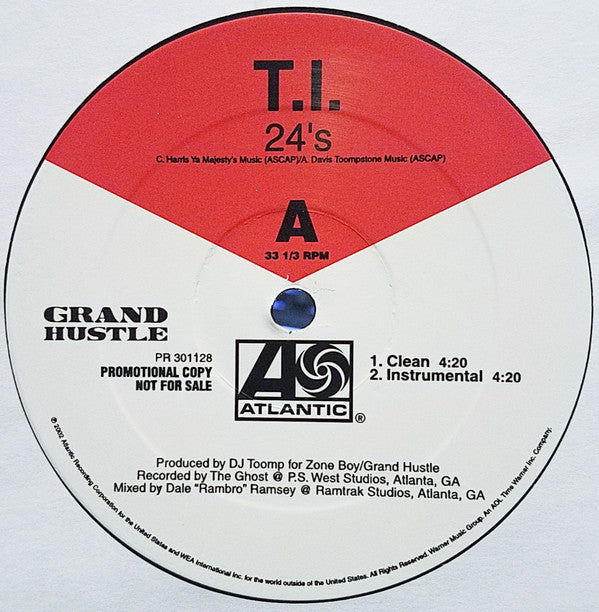 T.I. : 24's (12", Promo)