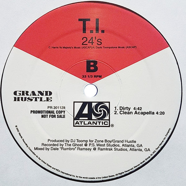 T.I. : 24's (12", Promo)