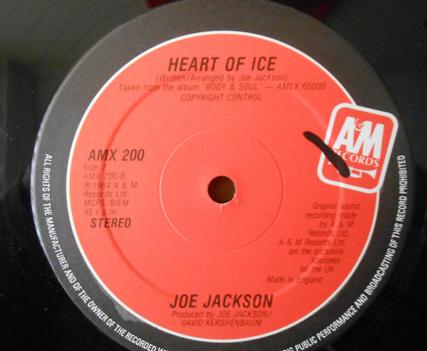 Joe Jackson : Be My Number Two (12", Single)