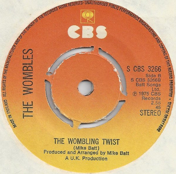 The Wombles : Wombling White Tie And Tails (Fox Trot) (7", Kno)