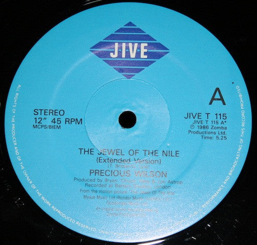 Precious Wilson : The Jewel Of The Nile (12")