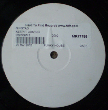 Singtao : Keep It Comin' (12", W/Lbl)