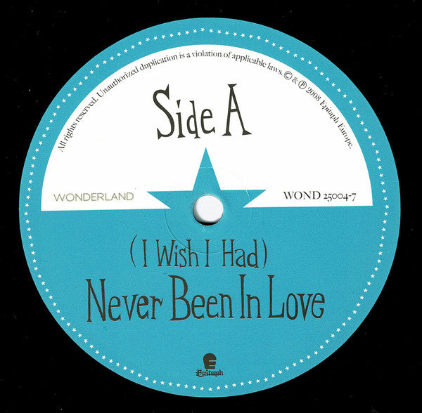 The Hot Melts : (I Wish I Had) Never Been In Love (7", Ltd, Num)