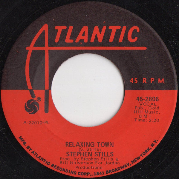 Stephen Stills : Change Partners / Relaxing Town (7", PL )