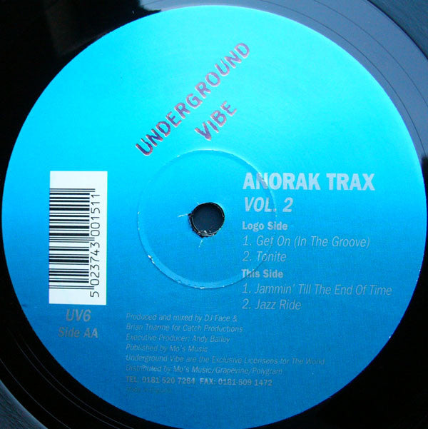 Anorak Trax : Vol. 2 (12")