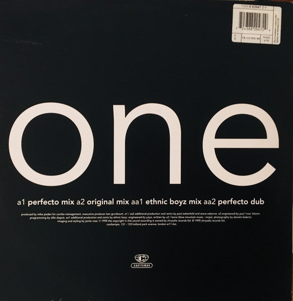 Mica Paris : One (12", Single)