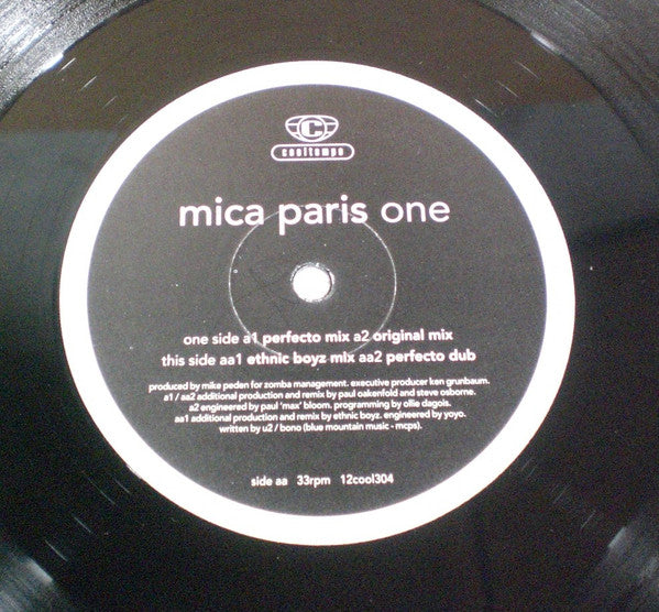 Mica Paris : One (12", Single)