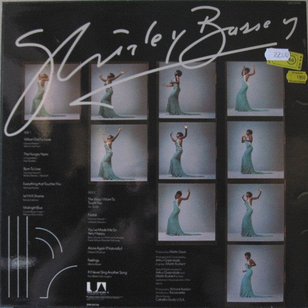 Shirley Bassey : Love, Life And Feelings (LP, Album)
