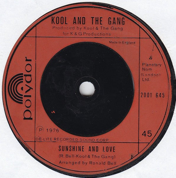 Kool & The Gang : Love And Understanding (Come Together) (7", Single)