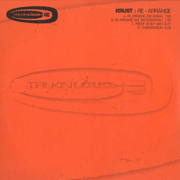 Krust : Re-Arrange (2x12", Promo)