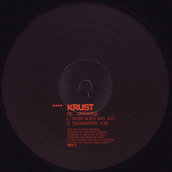 Krust : Re-Arrange (2x12", Promo)