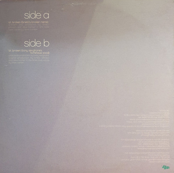 Brett Johnson : Broken (12")