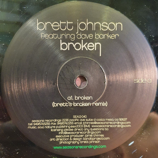 Brett Johnson : Broken (12")