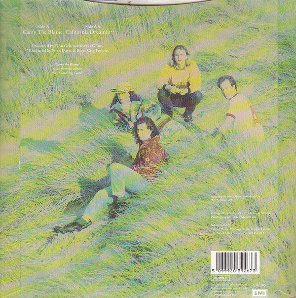 River City People : Carry The Blame / California Dreamin' (7", Single, Pap)