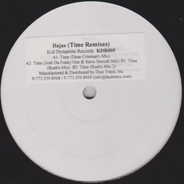 Dajaé : Time Remixes (12", W/Lbl, Sti)