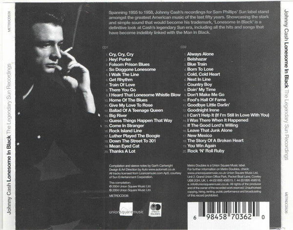 Johnny Cash : Lonesome In Black - The Legendary Sun Recordings (2xCD, Comp)