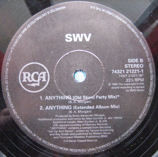 SWV : Anything (12")