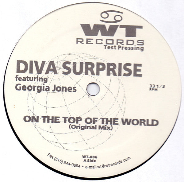 Diva Surprise : On The Top Of The World (12", TP)