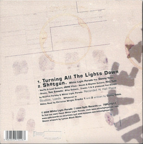 White Light Parade : Turning All The Lights Down (7", Single)