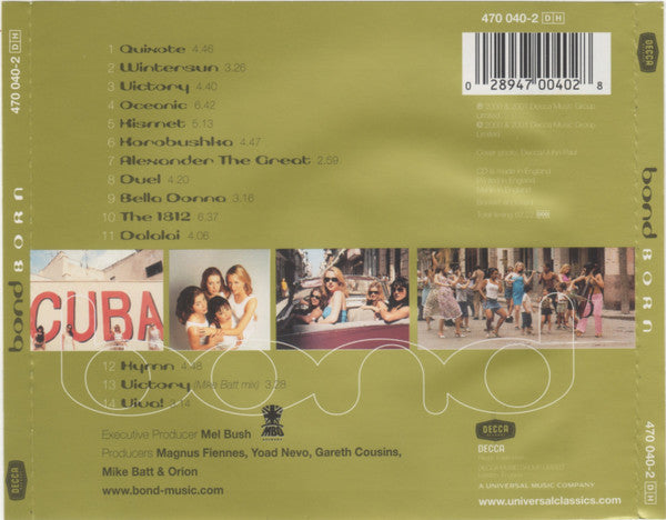 Bond (3) : Born (CD, Album, S/Edition)