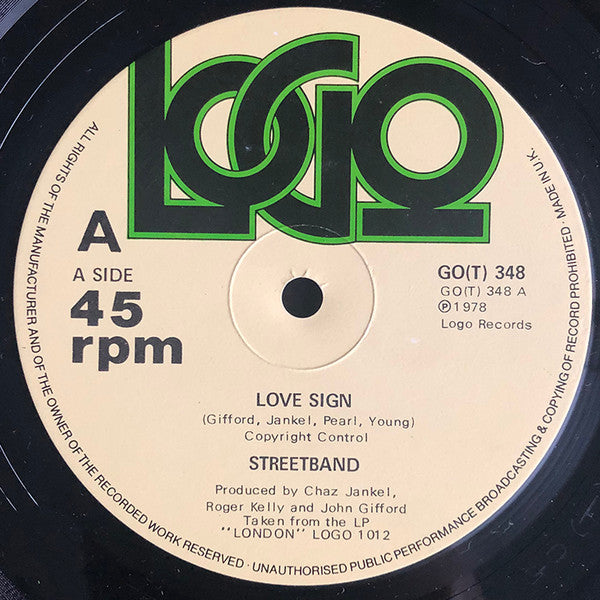 Streetband : Love Sign (12")