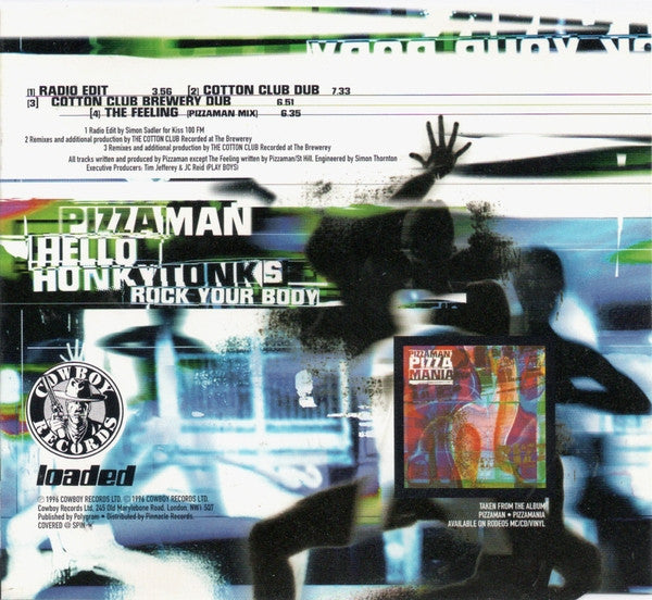 Pizzaman : Hello Honky Tonks (Rock Your Body) (CD, Single)