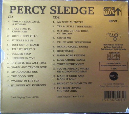 Percy Sledge : When A Man Loves A Woman (2xCD, Comp + Box)
