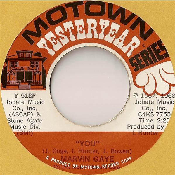 Marvin Gaye : I Heard It Through The Grapevine / You (7", Single)