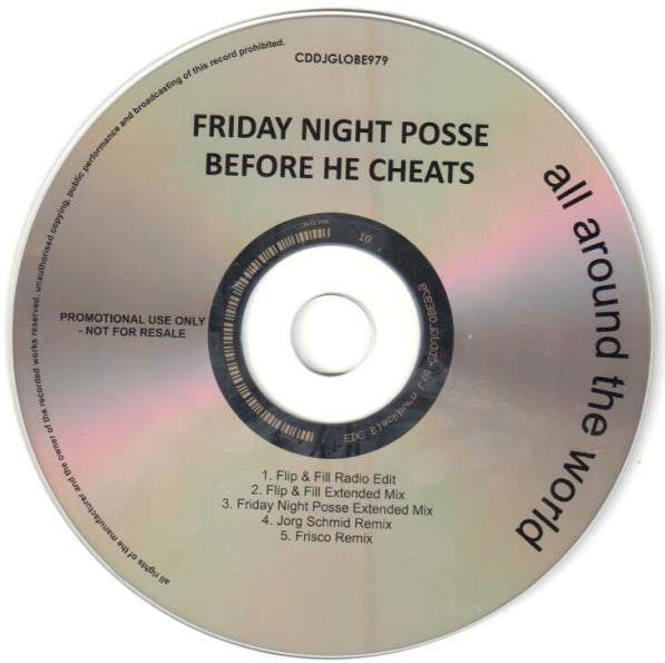 Friday Night Posse : Before He Cheats (CD, Single, Promo)