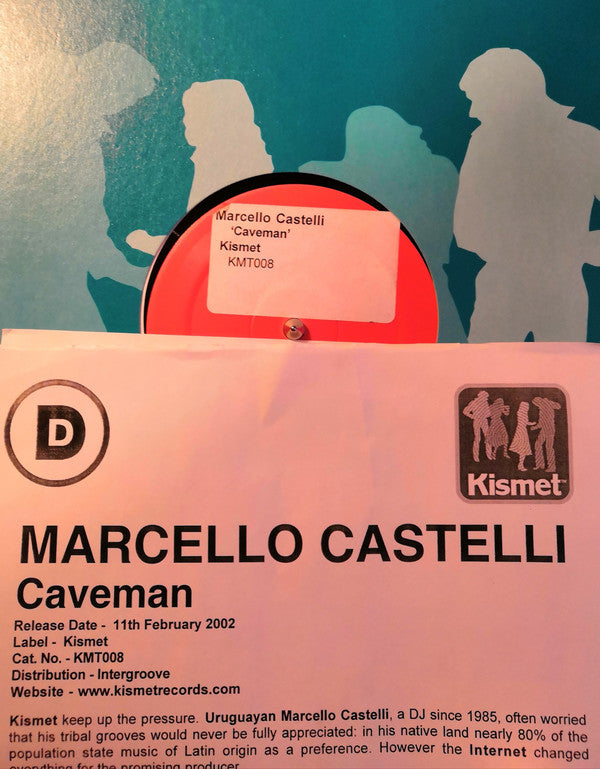 Marcelo Castelli : Caveman (12", W/Lbl, Sti)
