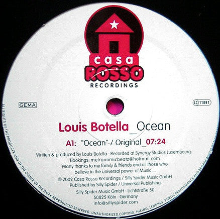 Louis Botella : Ocean (12")