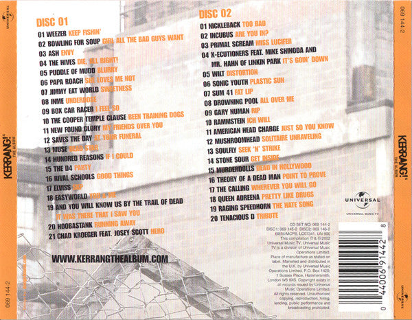 Various : Kerrang!⁴ The Album (2xCD, Comp, Enh)