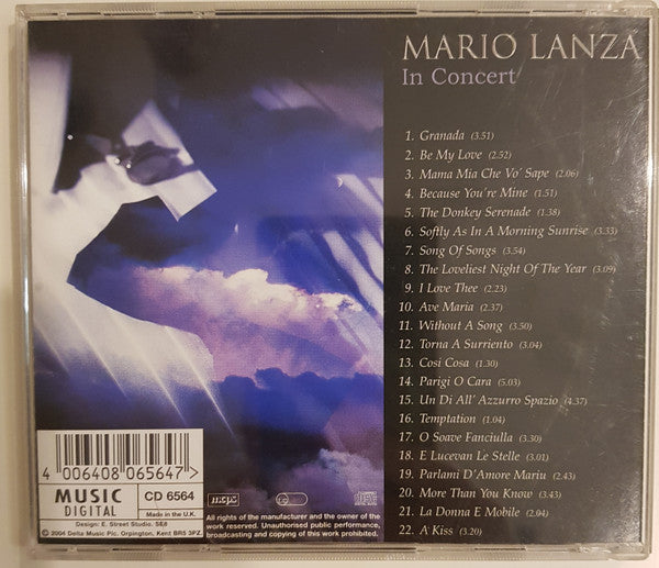Mario Lanza : In Concert (CD, Album)