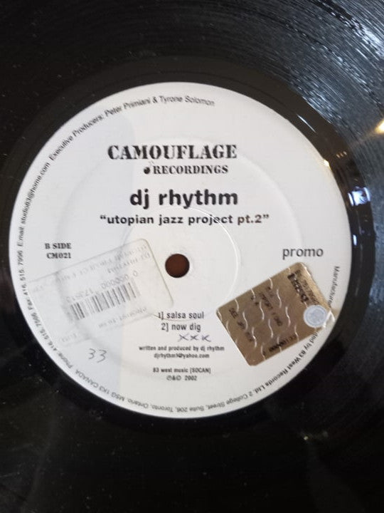 DJ Rhythm : Utopian Jazz Project Pt.2 (12", Promo)