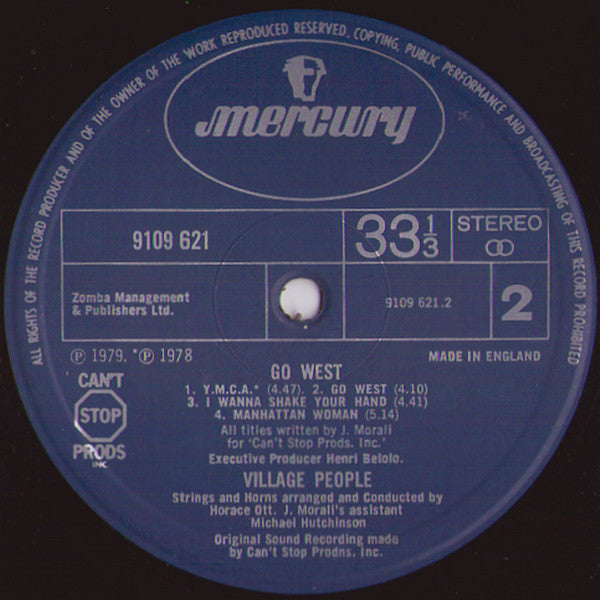 Village People : Go West (LP, Album)