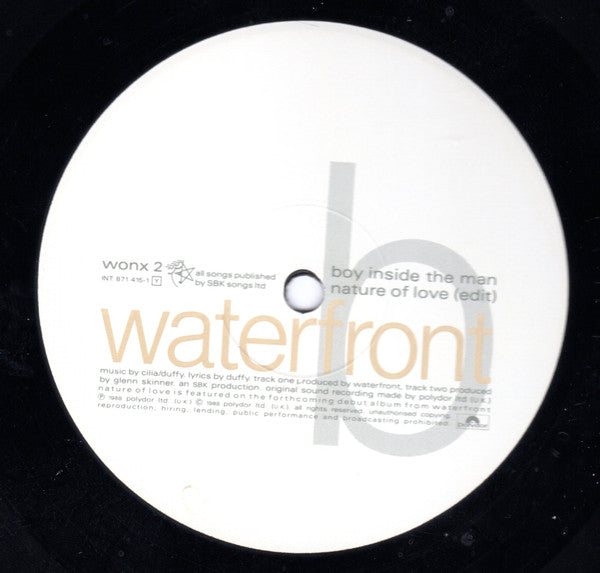 Waterfront (2) : Nature Of Love (12", Single)