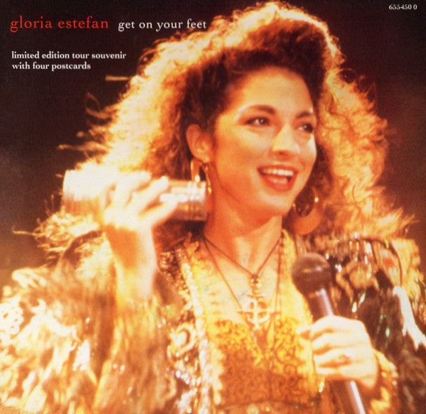 Gloria Estefan : Get On Your Feet (7", Single, Ltd, Tou)