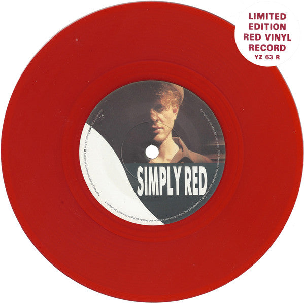 Simply Red : Jericho (7", Single, Ltd, Red)