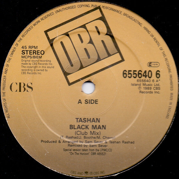 Tashan : Black Man (Re-Mixes) (12")