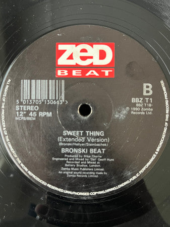 Bronski Beat : I'm Gonna Run Away From You (12")