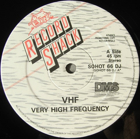 V.H.F. : Very High Frequency (12", Single, Promo)