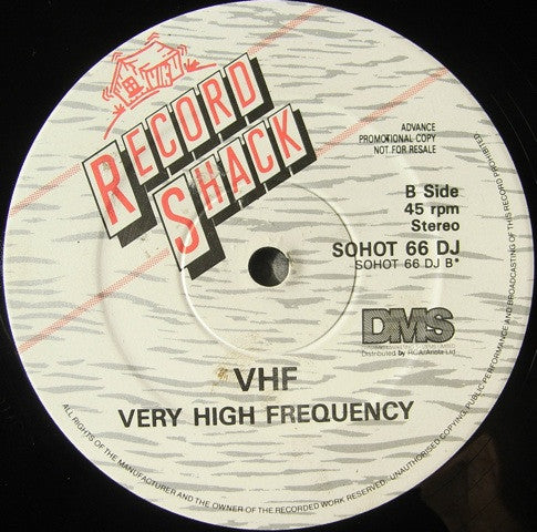 V.H.F. : Very High Frequency (12", Single, Promo)
