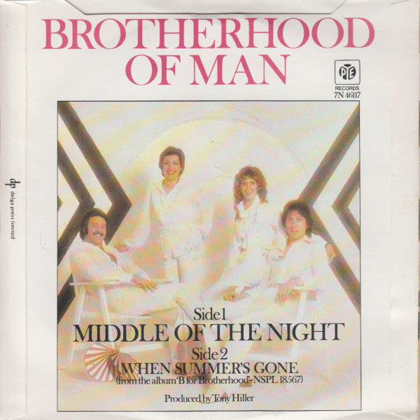 Brotherhood Of Man : Middle Of The Night (7", Single)